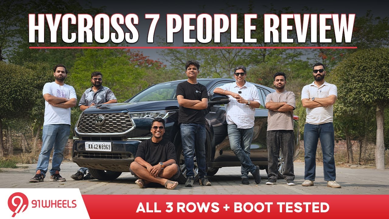 Toyota Hycross Hybrid ZX(O) Top Model Multiple People Review || 7 People Test + Boot Space Toyota Hycross Hybrid ZX(O) Top Model Multiple People Review || 7 People Test + Boot Space