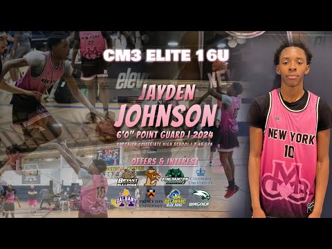 6’0” 2024 PG - JAYDEN JOHNSON - Spring 2022 AAU Mix (CM3 Elite 16u)