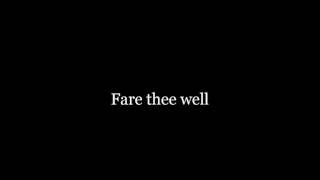 Rob Benedict - Fare Thee Well (lyrics)