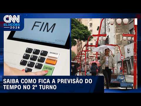 Segundo turno das eleições: veja onde pode chover no domingo (25) | CNN AGORA