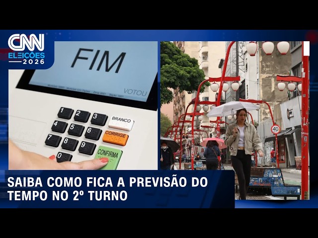 Segundo turno das eleições: veja onde pode chover no domingo (25) | CNN AGORA