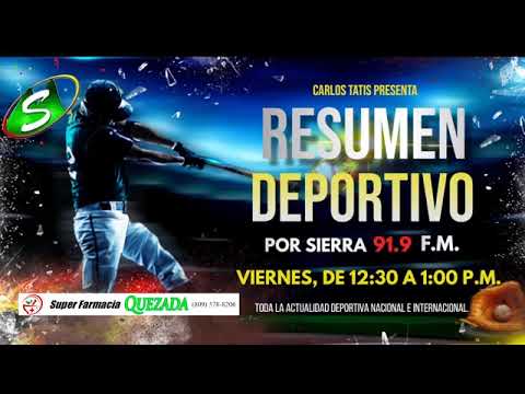 RESUMEN DEPORTIVO Programa No. 1,125 | Viernes 18, Septiembre 2026
