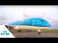 KLM’s first Boeing 787 Dreamliner lands at Schiphol