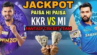 KKR vs MI Dream11 Team | KKR vs MI today Dream11 match Prediction | Kolkata vs Mumbai | MI vs KKR |