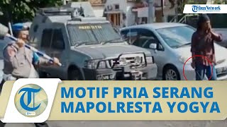 Ngaku Dengar Bisikan Gaib, Pria Misterius Ini Serang Mapolresta Yogya, Pelaku Bawa Golok & Teriak