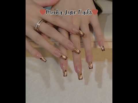 Mocha Luxe Nails