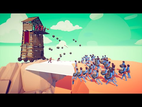 TOWER vs EVERY UNIT 🗼 On Top Of The Rock | Totally Accurate Battle Simulator TABS