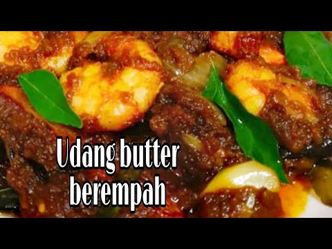 Udang goreng butter berempah/sedap hingga menjilat jari