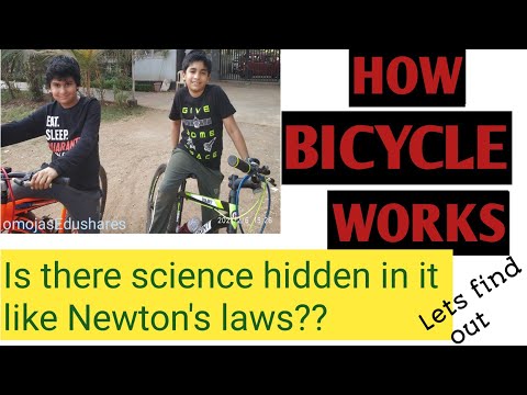 How bicycle works/Newton's law of motion in bicycle/Function of bicycle #Gadget no 2 Ep.1