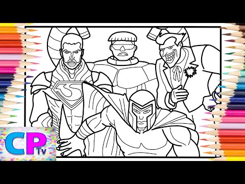 Villains IPad Pro Coloring Pages/Man of Steel/Joker/Dr Octopus/Syn Cole - Gizmo [NCS Release]