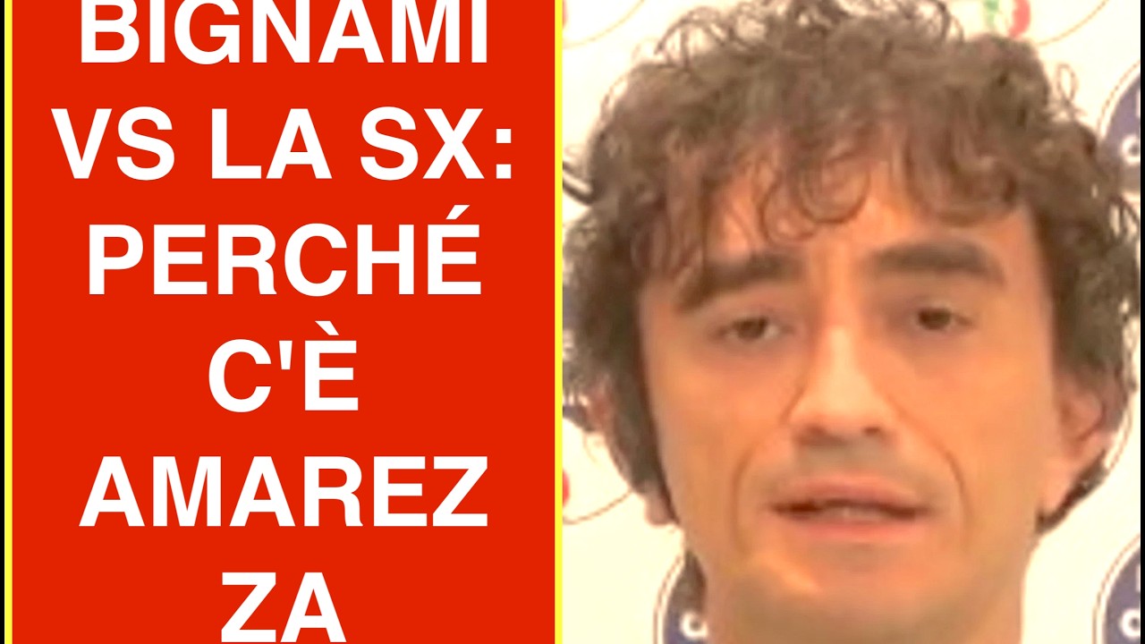 BIGNAMI VS LA SX: PERCHÉ C'È AMAREZZA