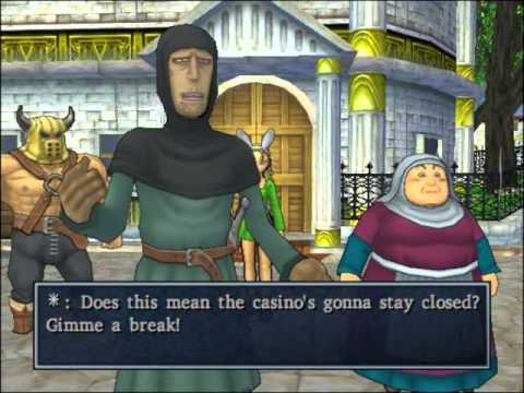 152 Dragon Quest 8 Cut-scene - Cash and Carrie Learn About The Golding Family