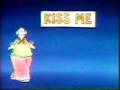 Classic Sesame Street Animation Sign Man KISS ME