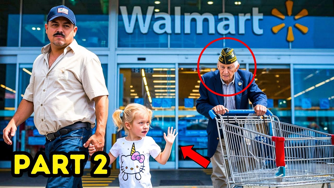 (PART 2) Girl Waves to Veteran at Walmart, Military Instincts Sense Something Off-So He Takes Action