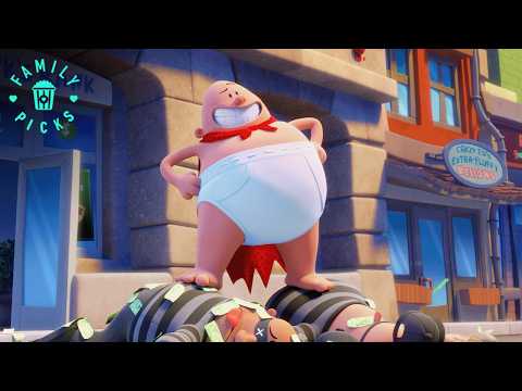 "Tra-La-Laaa!" Captain Underpants Takes Down the Robbers | Captain Underpants: The First Epic Movie