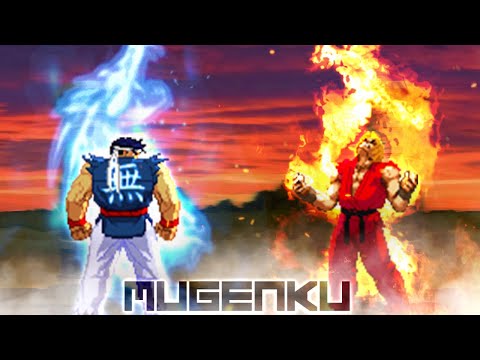Shin Battle! Shin Ryu vs Shin Ken with Daigo Parry! Street Fighter MUGEN Multiverse