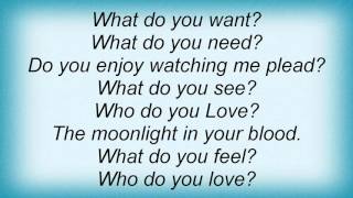 Lillian Axe - Moonlight In Your Blood Lyrics