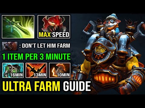 NEW Pro Ultimate Farming Guide - 1Item Per 3Min RAMPAGE Max Speed with Butterfly Alchemist DotA 2