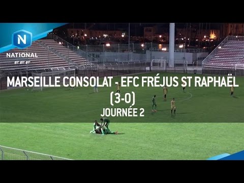 J2 : Marseille Consolat - EFC Fréjus-St Raphaël (3-0), le résumé