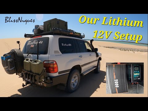 Our Toyota Landcruiser 12V Lithium Setup, From Front to Back Explained Ep.24 BlissNiques
