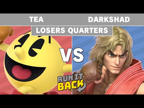 Run It Back - Tea (Pac-Man) vs DarkShad (Shulk, Ken) Losers Quarters - Smash Ultimate Singles