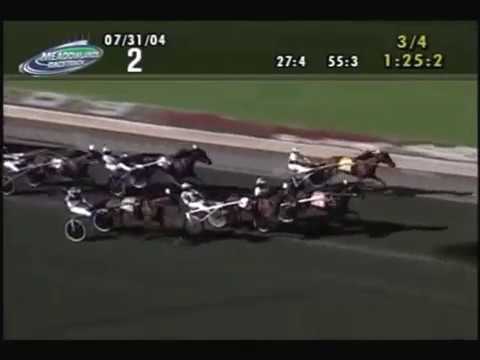 2004 Meadowlands PEACEFUL WAY Hambletonian Oaks Elimination John Campbell