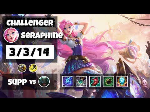 Seraphine vs Pyke BR Challenger SUPPORT (3/3/14) - v11.13
