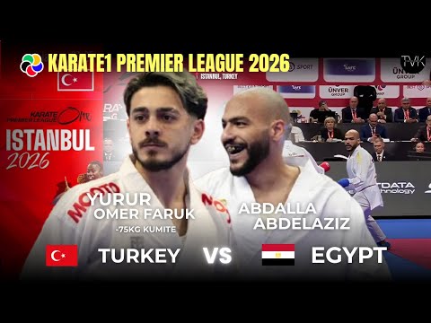 Finale* Abdalla Abdelaziz EGY vs Yurur OFaruk TUR Karate1 PLeague2026 Istanbul 75kg #wkf #karate #yt