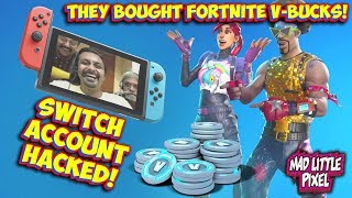 My Nintendo Switch Account Hacked! Indian Scammers Steal My Money & Buy Fortnite V-Bucks!