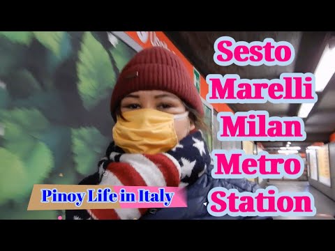 SESTO MARELLI, MILAN METRO TRAIN STATION