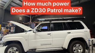 How much power does a ZD30 CRD Y61 Patrol make?