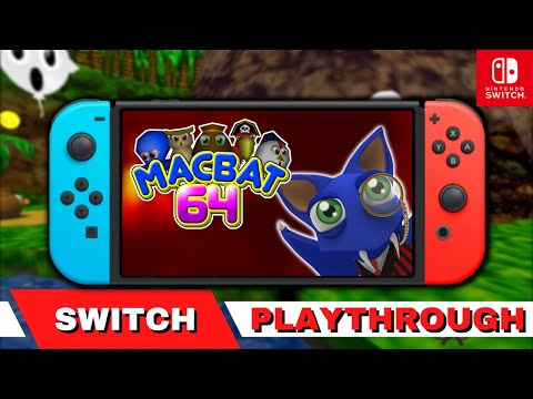 Macbat 64 | Kiwi 64 (Full Playthrough) | Switch