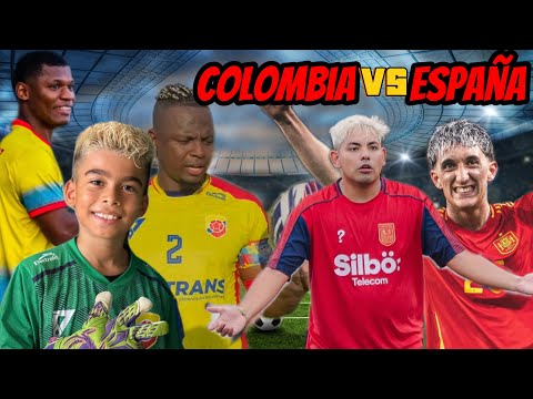 Colombia y España se sacaron candela en este partido !!!