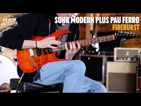 No Talking...Just Tones | Suhr Modern Plus Fireburst Pau Ferro