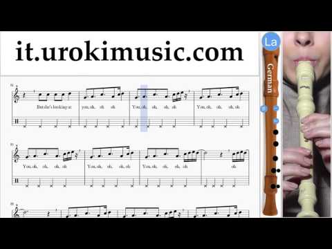 Lezioni di Flauto Dolce G. Calvin Harris ft. Rihanna - This Is What You Came For Tutorial Spartito