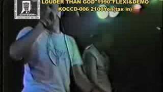 LOUDER THAN GOD"1990"FLEXI&DEMO
