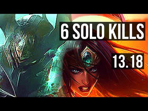 MORDE & Swain vs SIVIR & Soraka (ADC) | 6 solo kills, 1.3M mastery, 400+ games | EUW Master | 13.18