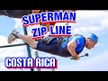 SUPERMAN ZIP LINE  (Best Zip Line Ever)-  Diamante Eco Adventure Park - GUANACASTE, COSTA RICA