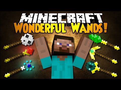 Minecraft Mod Showcase: WONDERFUL WANDS! - You're a Wizard!