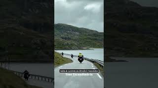 Saída de Lysebotn em direção a Vossestolen | Tour Escandinávia 🏍️ #shorts