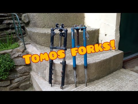 Tomos A3 and A35 forks. Spot the difference🕵