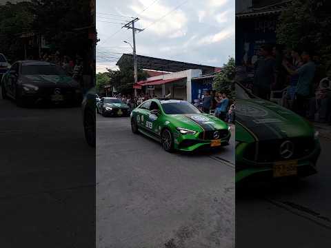Desfile de carros deportivos en la ciudad de Mompox Bolívar #carros #velocidad #sobreruedas #mompox