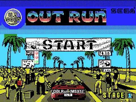 Out Run (1988, MSX, SEGA)