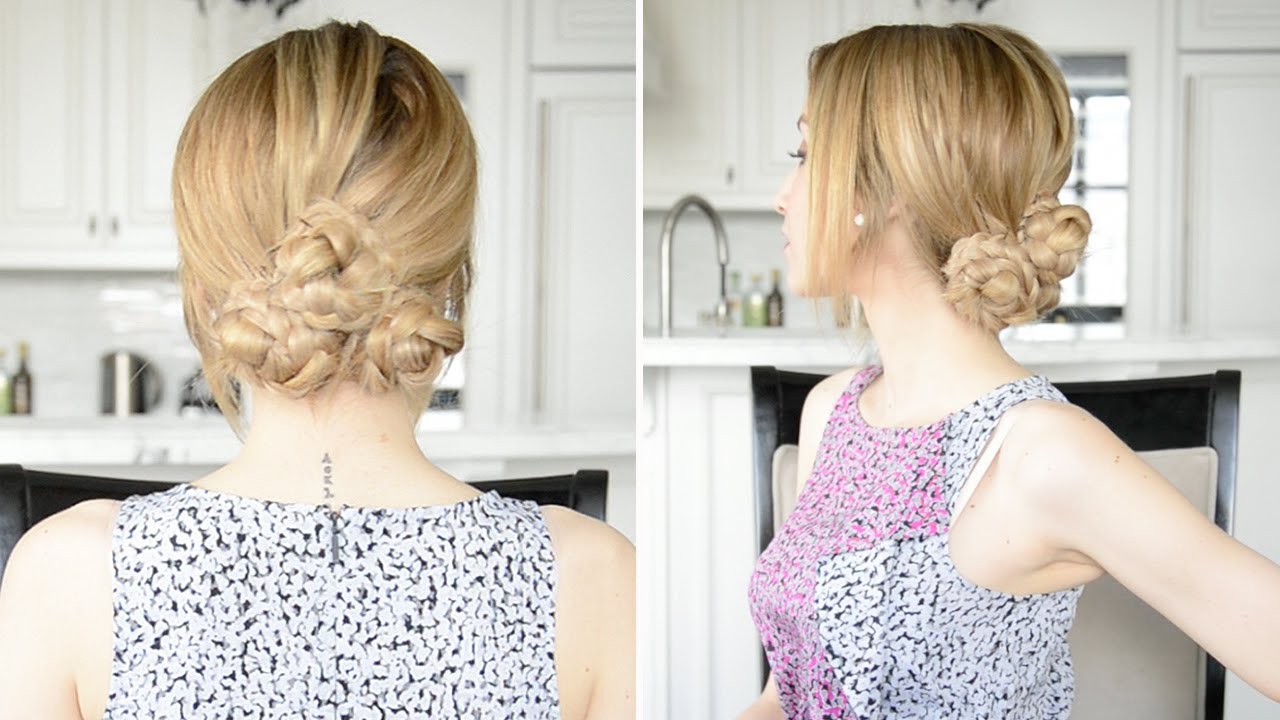 Quick & Easy Triple Braided Updo