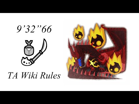 MHW IB: M6★ A Fury to Rival a Volcano | Crimson Fatalis Mod | Insect Glaive - 9'32"66 (TA Rules)