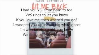Jacob Sartorius   Hit Me Back Lyrics ft. Blackbear