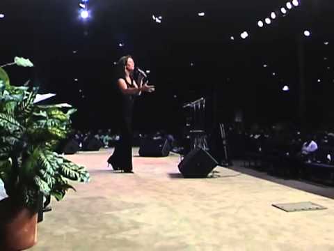 Melissa Parrick singing at the Rock Church in Huntsville AL