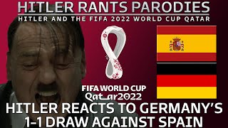 Hitler reacts to Germany's 1-1 draw against Spain