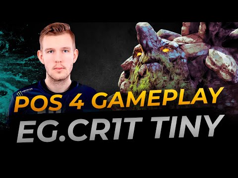 EG.Cr1t plays an Immortal Tiny | Full Gameplay Dota 2 Replay