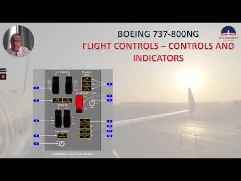 BOEING 737-800NG FLIGHT CONTROLS REVIEW PART 1